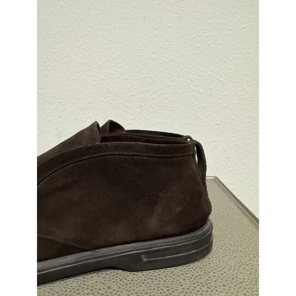 Peter Millar Excursionist Chukka Suede Slip On Boots Brown Men's Size 10.5